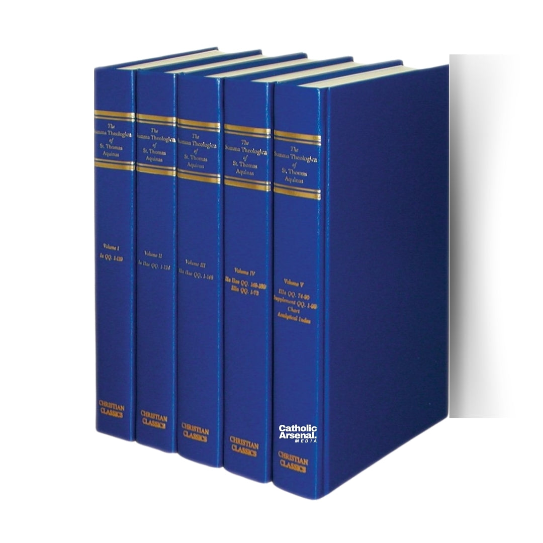 Summa Theologica: Complete 5-Volume Set Hardcover